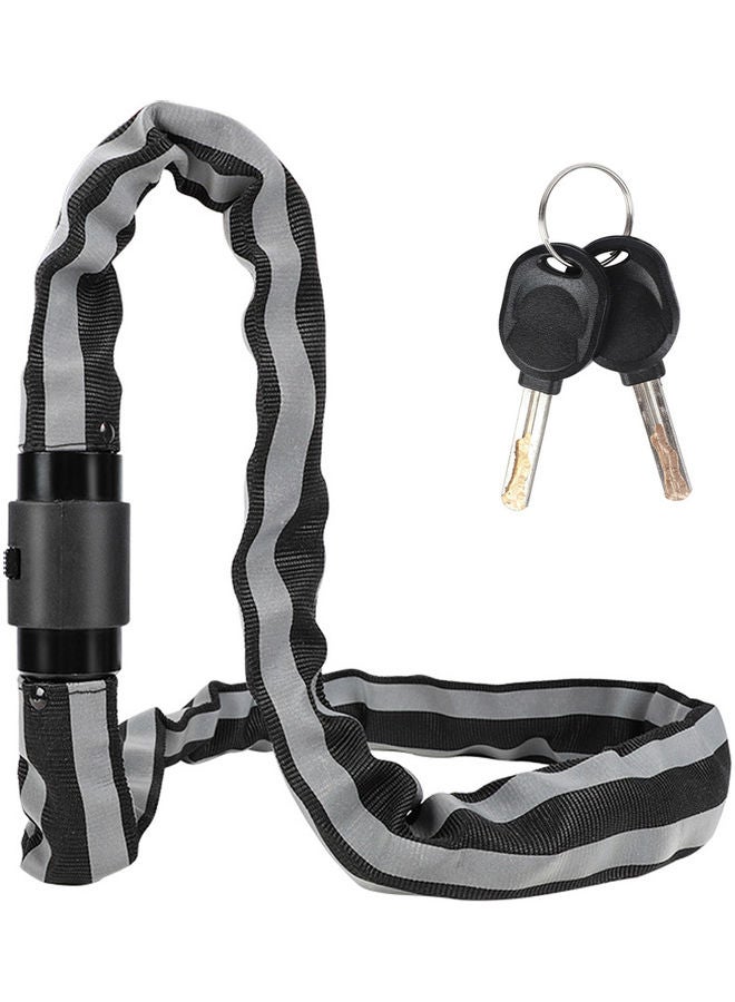 NIBEMINENT Bicycle Chains Anti-theft Safety Bike Lock With Key - Image 1