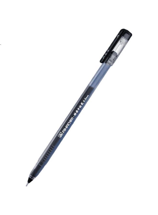 Aihao Full Needle Tube Signature Pen, 0.5Mm Triangular Posture-Correcting, Large Capacity, Black Carbon Ink, Super Writing Water-Based Pen, 60 Pieces, 47930 - Image 3