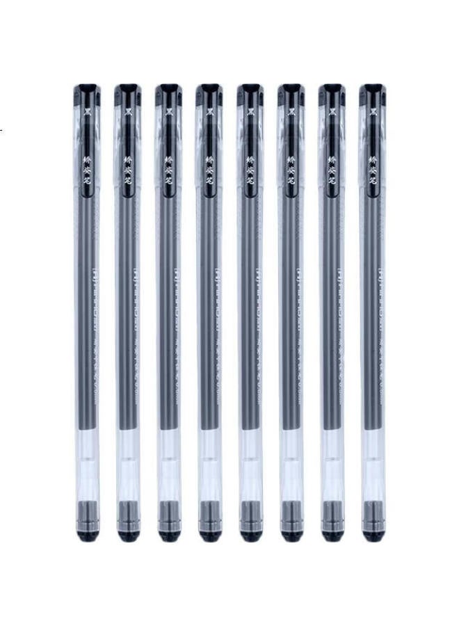 Aihao Full Needle Tube Signature Pen, 0.5Mm Triangular Posture-Correcting, Large Capacity, Black Carbon Ink, Super Writing Water-Based Pen, 60 Pieces, 47930 - Image 2