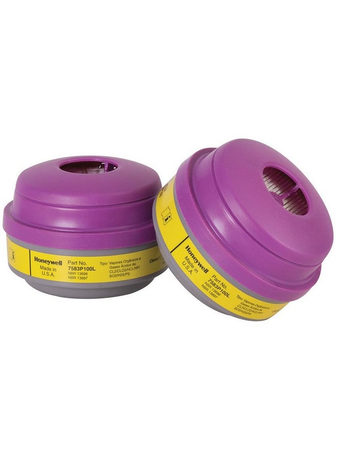 North 7583P100L Cartridge and Filter Combination (2/Pk),Yellow/Magenta