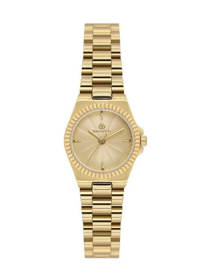 BIGOTTI Bigotti - Quotidiano Women Watch | Stainless Steel Band |Brass Case | Analog | Round Dial | Mineral Glass | Japanese Quartz | Water Resistant 30 Meters