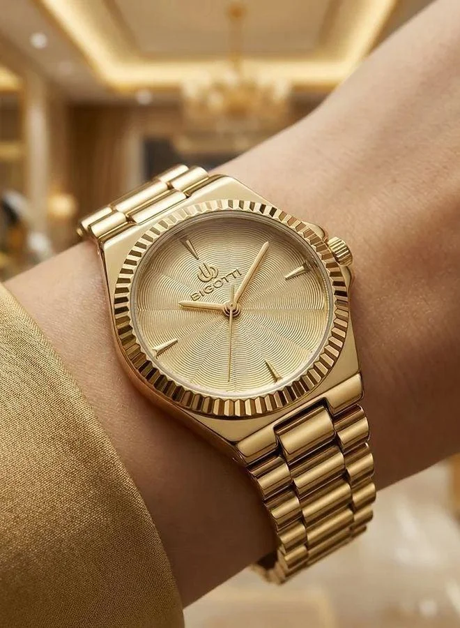 BIGOTTI Bigotti - Quotidiano Women Watch | Stainless Steel Band |Brass Case | Analog | Round Dial | Mineral Glass | Japanese Quartz | Water Resistant 30 Meters