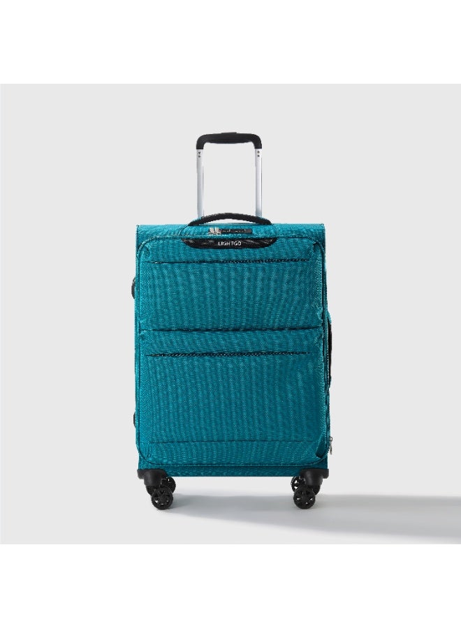 LIGHTGO 6947 large size Suitcase check in Suitcase soft spinner luggage 28inch with TSA lock waterproof zipper travel case Turquoise color ultra-light case with half expandable - Image 4