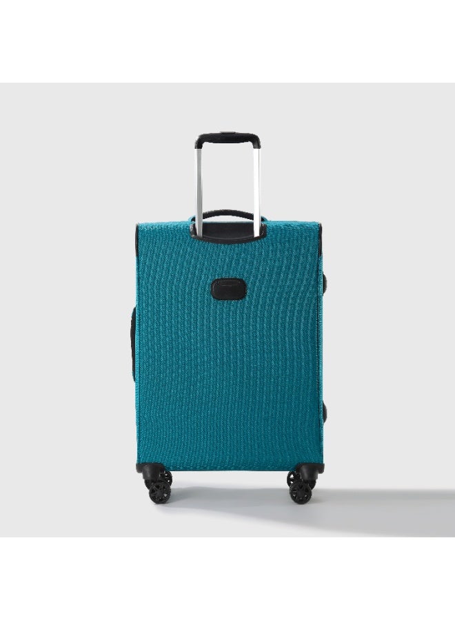 LIGHTGO 6947 large size Suitcase check in Suitcase soft spinner luggage 28inch with TSA lock waterproof zipper travel case Turquoise color ultra-light case with half expandable - Image 5