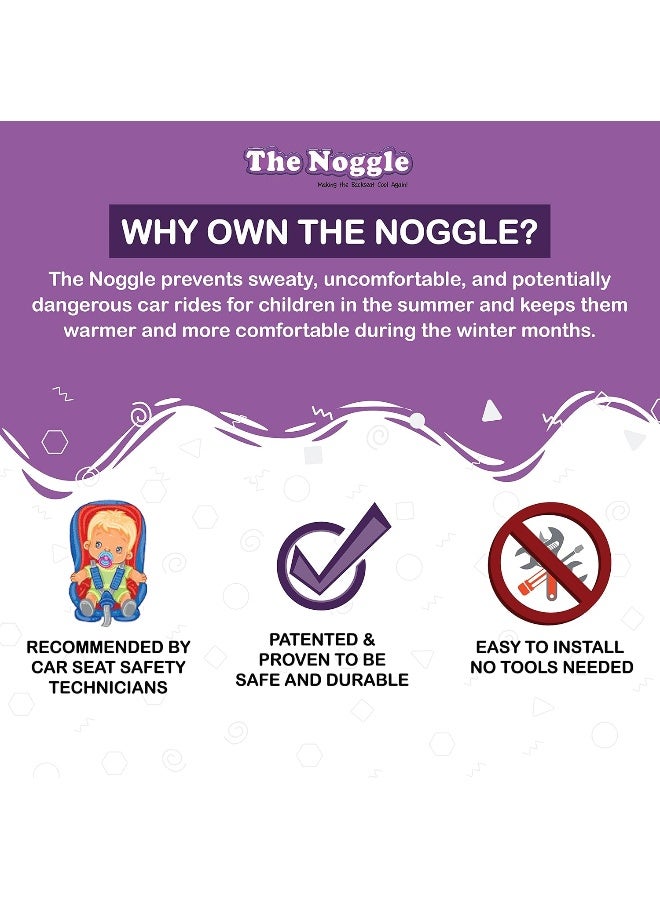 Noggle The Extend Air Conditioning or Heat from Your Carâ€™s Front Vents to your Kids in the Back Seat Instantly (3m, Black Ice), Keep your Children Comfortable when Traveling in Any Weather - Image 2