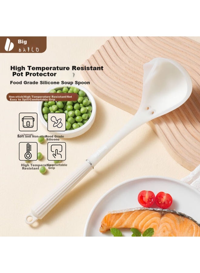 Bayco Bayco Soup Ladle High Temperature Resistant Non-stick Cookware Stir Fry Pan Soup Pot Cooking Spoon Kj19158 - Image 2