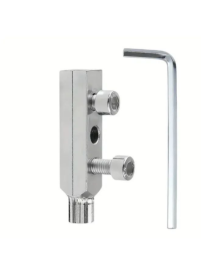 Silvery Heavy Duty Metal Faucet Angle Valve Breaker Removal Tool Broken Key Extractor Kit - Image 5