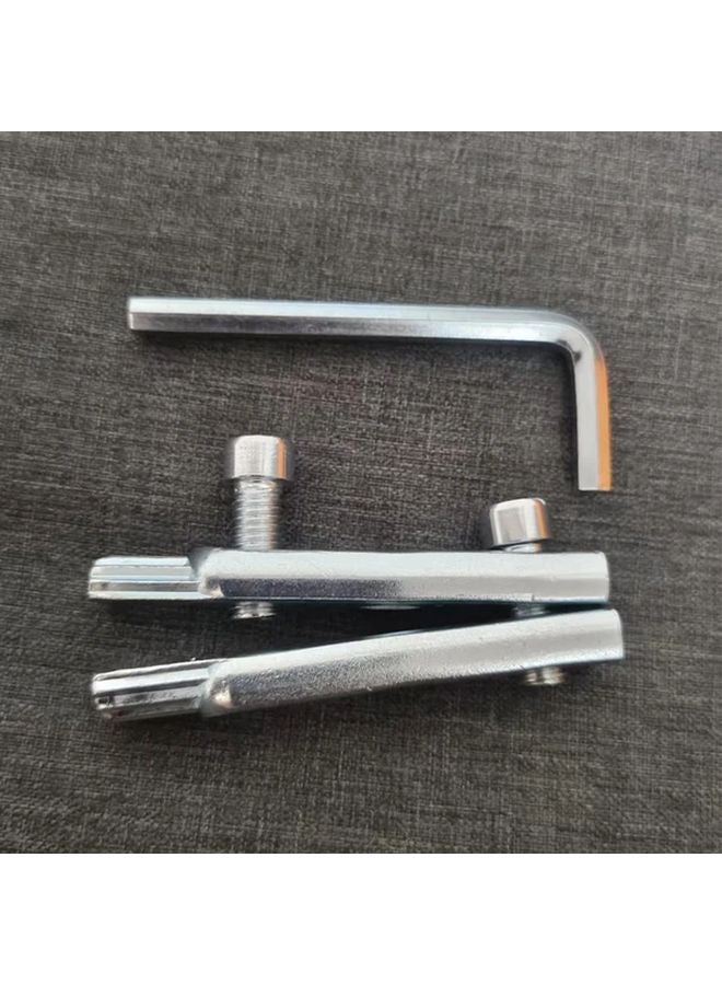 Silvery Heavy Duty Metal Faucet Angle Valve Breaker Removal Tool Broken Key Extractor Kit - Image 1