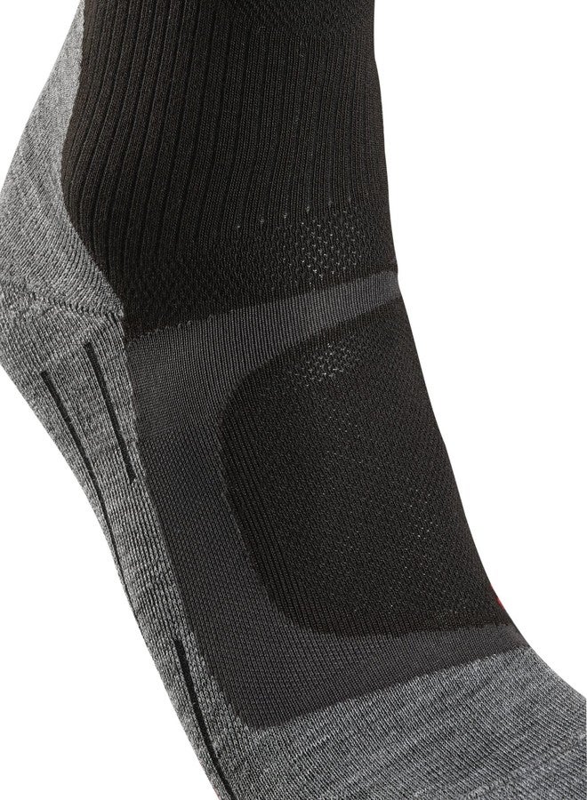 FALKE Women's RU4 Endurance Cool Running Socks, Mid Calf, Medium Cushion, Athletic Sock, Breathable Quick Dry, Nylon, Black (Black-Mix 3010), 6.5-7.5, 1 Pair - Image 4