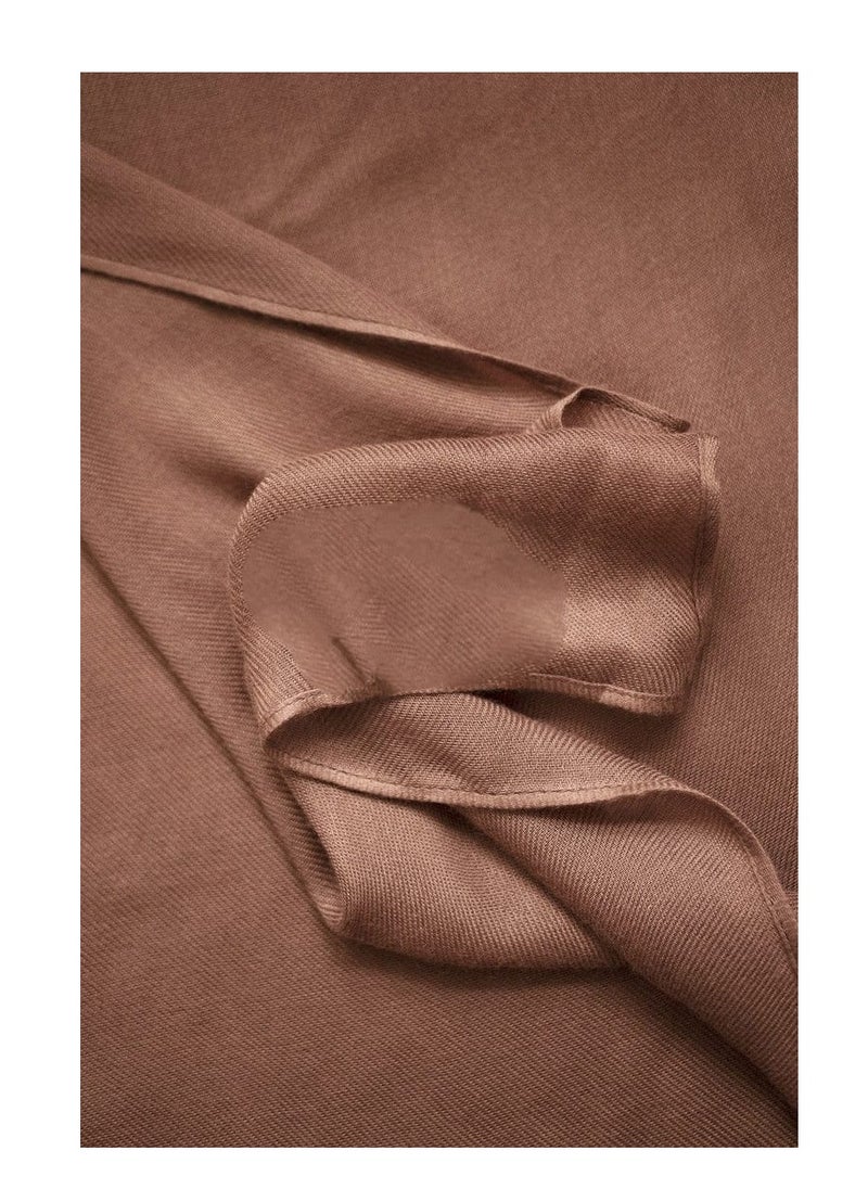 Generic - Modern modal hijab, size 200x55 cm, brown - Image 1