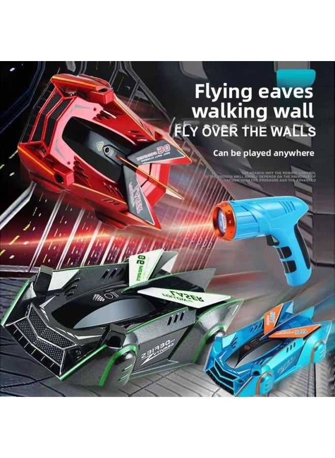 سيارة مطاردة لتسلق الجدار حساسة للضوء، سيارة تحكم عن بعد للأطفال بالليزر تعمل بالأشعة تحت الحمراء، لعبة سيارة للأولاد تعمل بجهاز تحكم عن بعد - اللون: 【أزرق】 سيارة تسلق حائط تعمل بجهاز تحكم عن بعد تع - Image 4