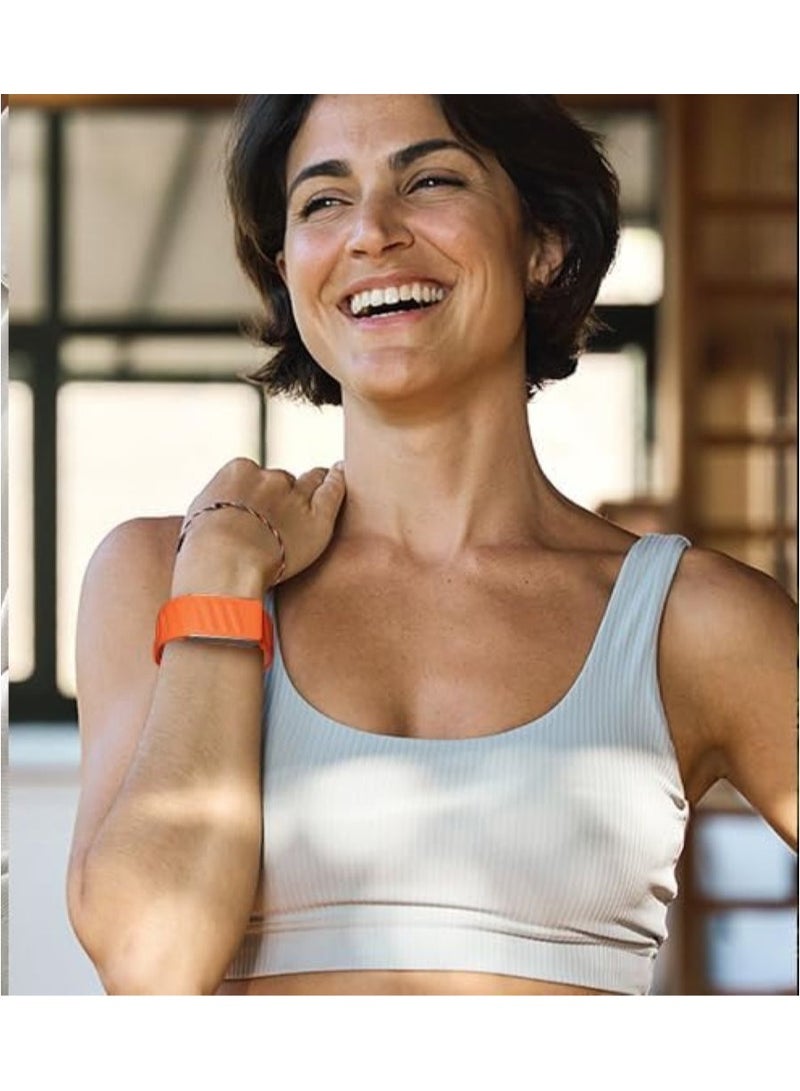 Silicone Wristband Compatible with Whoop 4.0 Band, Comfort Durable Soft Adjustable Silicone Sports Loop Strap for Men & Women, with U Shapped Connector - Image 4