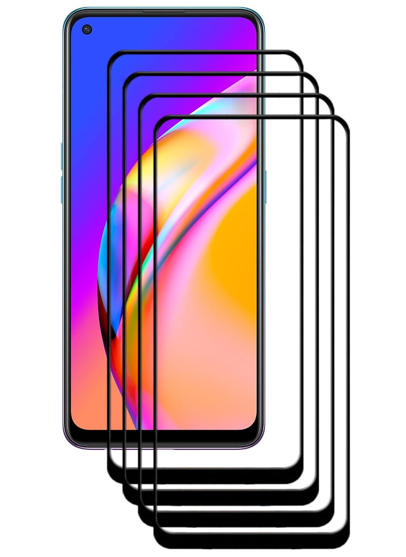 ACLIX 4 Pieces Antistatic ESD Dustproof Premium Quality High Definition Tempered Glass Screen Protector Designed For Oppo A94 5G - Image 1