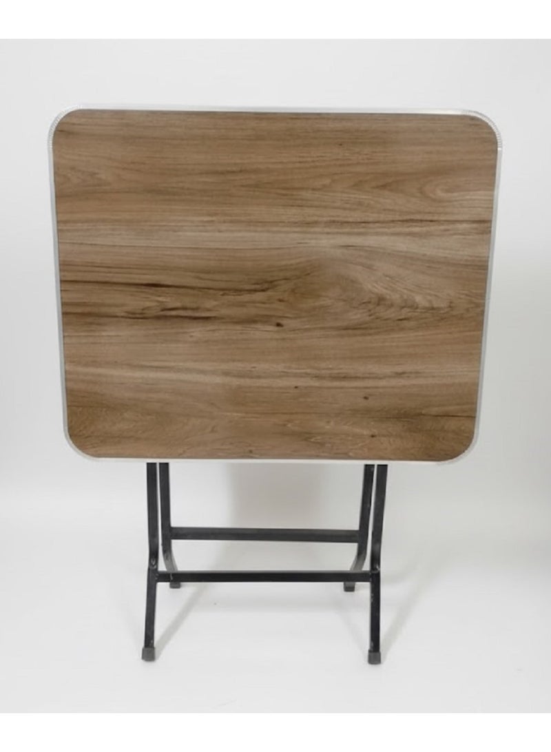 Table 70x58 Assorted Color melamine wood steel body and aluminum frame pliable and easily stored - Image 2