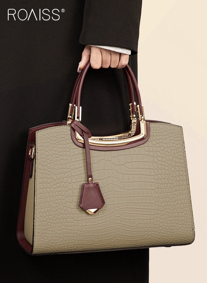 roaiss High-end Texture Handbag for Women Exquisite Shoulder Bags with a Gift Bag Ladies Large Capacity Elegant Clutch Gift for Mom Wife Bridal Suitable for Anniversary Wedding and Birthday  - Image 1