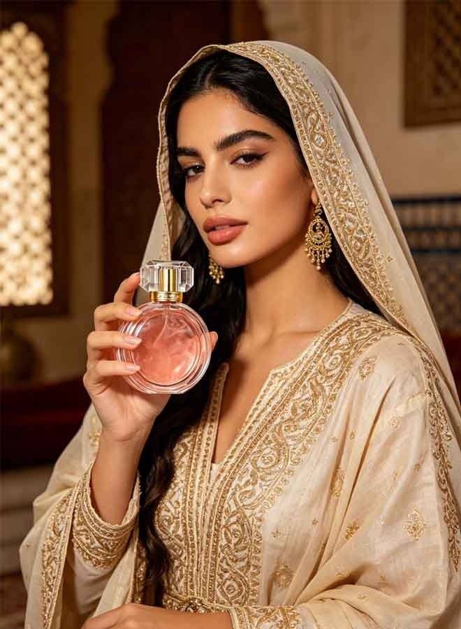 White Musk Eau De Parfum,Long Lasting Aromatic Oil,Romantic Fragrance,Dubai Inspired Arabic Scent - Image 2