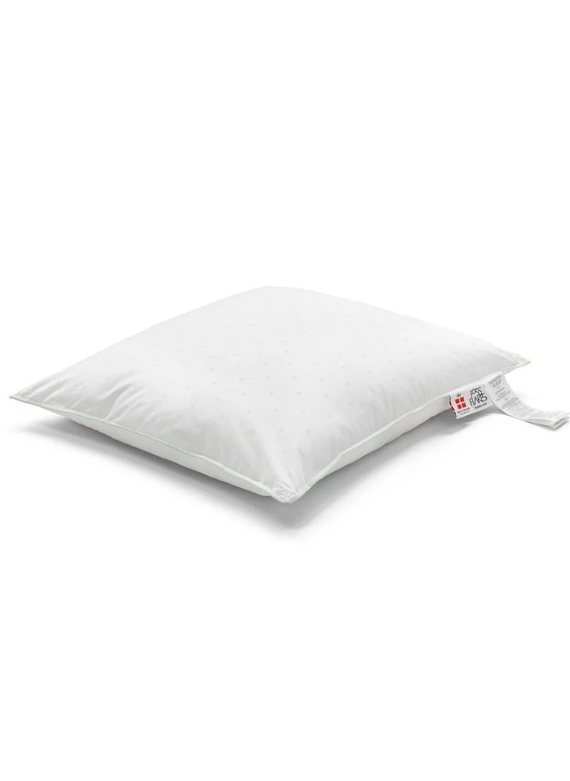 NORDIC SLEEP Fossflakes Pillow Medium High Size: 45x70CM - MH TC252  - Image 1