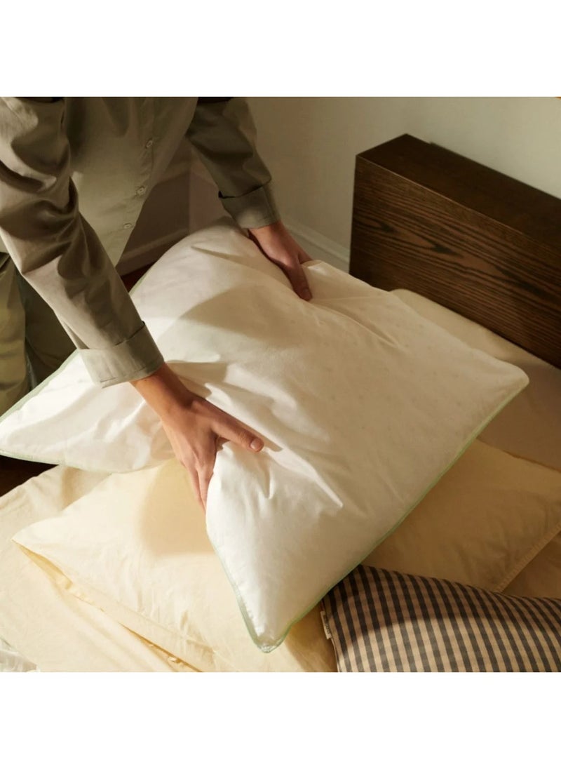 NORDIC SLEEP Fossflakes Pillow Medium High Size: 45x70CM - MH TC252  - Image 3