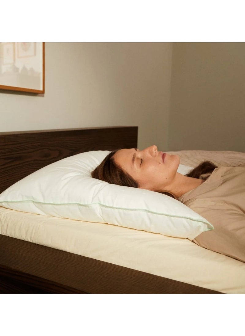 NORDIC SLEEP Fossflakes Pillow Medium High Size: 45x70CM - MH TC252  - Image 5