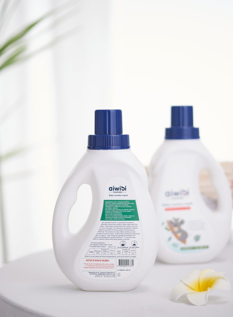 aiwibi Baby cloth wash laundry detergent liquid 1000ml - Image 3