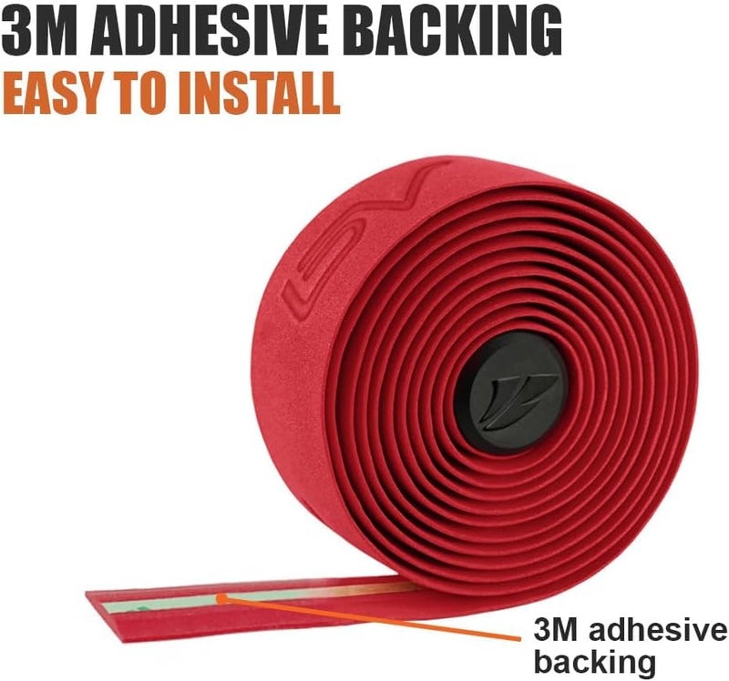 BV EVA Road Bike Handlebar Tapes, Bicycle Bar Tape, Cycling Handle Wraps – 2 Rolls - Image 2