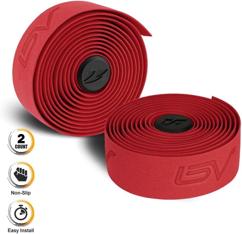 BV EVA Road Bike Handlebar Tapes, Bicycle Bar Tape, Cycling Handle Wraps – 2 Rolls - Image 3