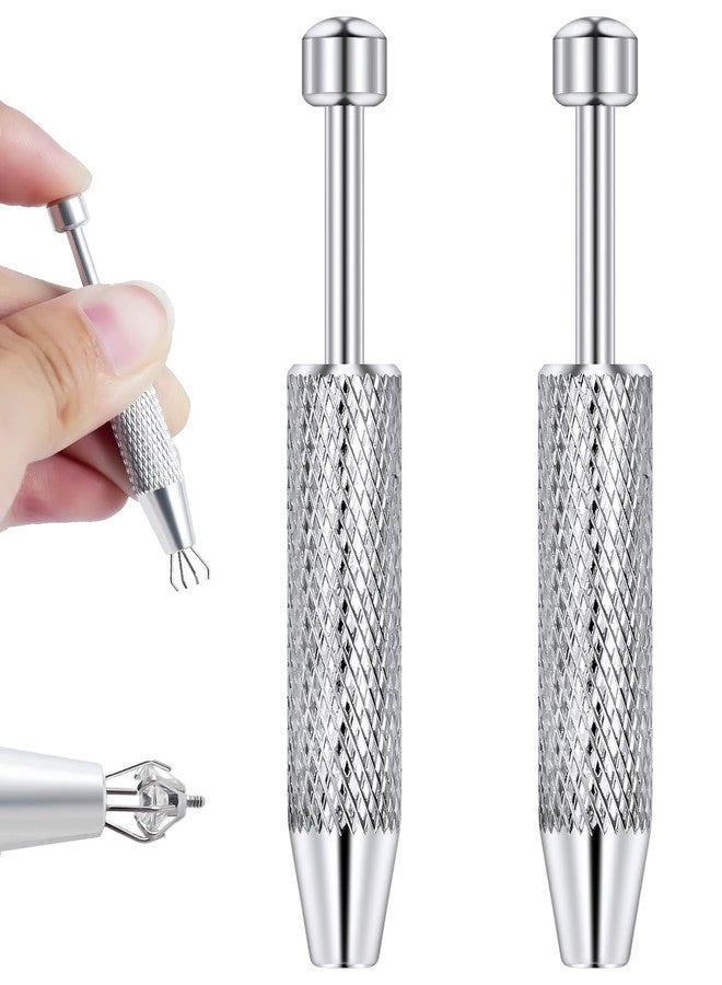Ftovosyo Piercing Ball Grabber Tool for Jewelry Changing Piercing Removal Tool 14G–20G Stainless Steel Flat Back Earring Applicator Body Piercings Kit for Ear Nose Lip Medusa Tragus Helix Cartilage - Image 1