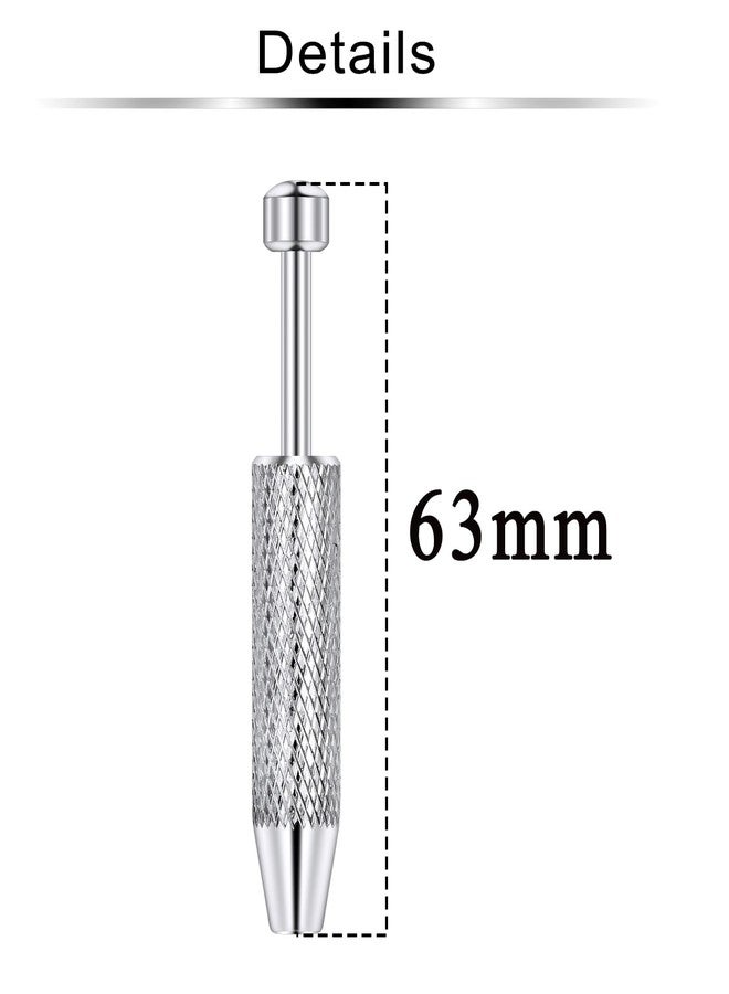 Ftovosyo Piercing Ball Grabber Tool for Jewelry Changing Piercing Removal Tool 14G–20G Stainless Steel Flat Back Earring Applicator Body Piercings Kit for Ear Nose Lip Medusa Tragus Helix Cartilage - Image 2