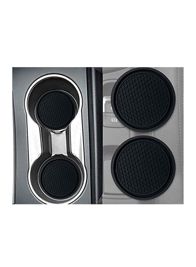 SYOSI Car Cup Coaster 2PCS Accessories Anti Slip Insert Suitable for Most Interior - Image 2