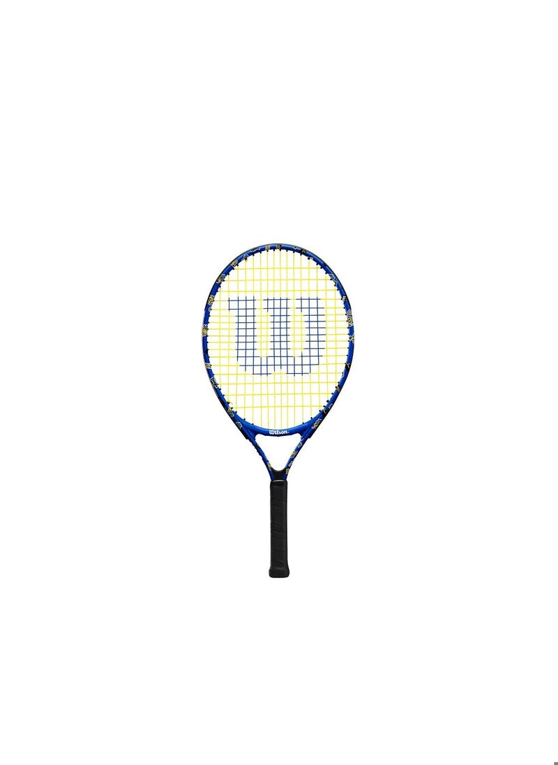 Wilson Minions 3.0 Junior 19 Tennis Racket Junior Beginners - Blue/ Yellow - Image 1