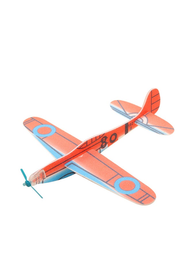 Generic - Hand Throwing Swing Gliding Small Plane DIY Puzzle Technology Small Making Toy Assembly Foam Model-Color:Color Mix - Image 1