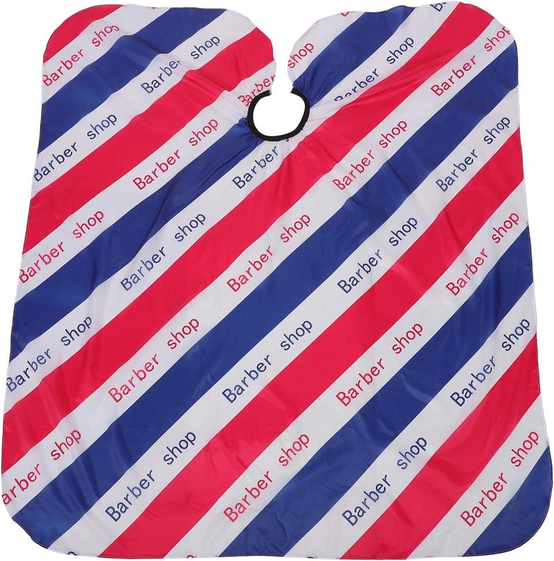 Hair Cutting Cape for Hair Stylist Reusable Washable Barber Cape with Stripe Pattern Suitable for Home and Professional Barber Use - Image 1