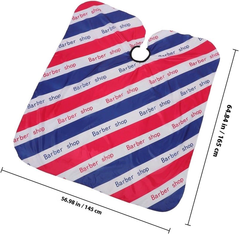 Hair Cutting Cape for Hair Stylist Reusable Washable Barber Cape with Stripe Pattern Suitable for Home and Professional Barber Use - Image 2