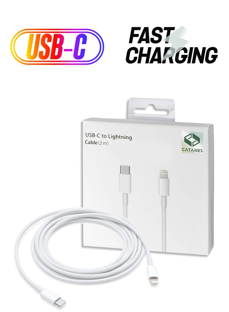 CATANES USB C to Lightning Cable 2m - Image 1