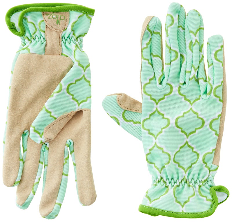 Digz Planter Pro Women's Gardening Gloves and Work Gloves with Touch Screen Compatible Fingertips, Geometric Pattern, Large - Image 5