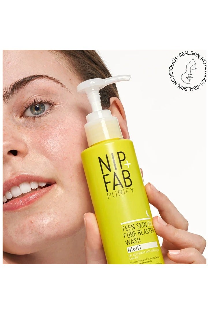 NIP+FAB Teen Skin Fix Jelly Wash Night 145ml - Image 2
