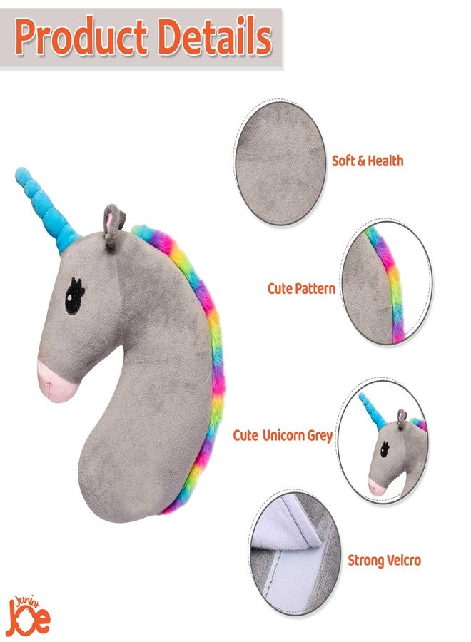 JUNIOR JOE Soft Velvet Car Seat Belt Pillow For Kids|Travel Neck Pillow With Cushion|Cute Cartoon Vehicle Shoulder Pads For Children|(Style-12),1 Count,Multicolor - Image 3