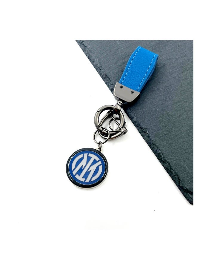 Generic Riyadh/Real Madrid/AC Milan Football Keychain Accessory Pendant Bag Chain Car Keychain Creative Gift for Unisex 