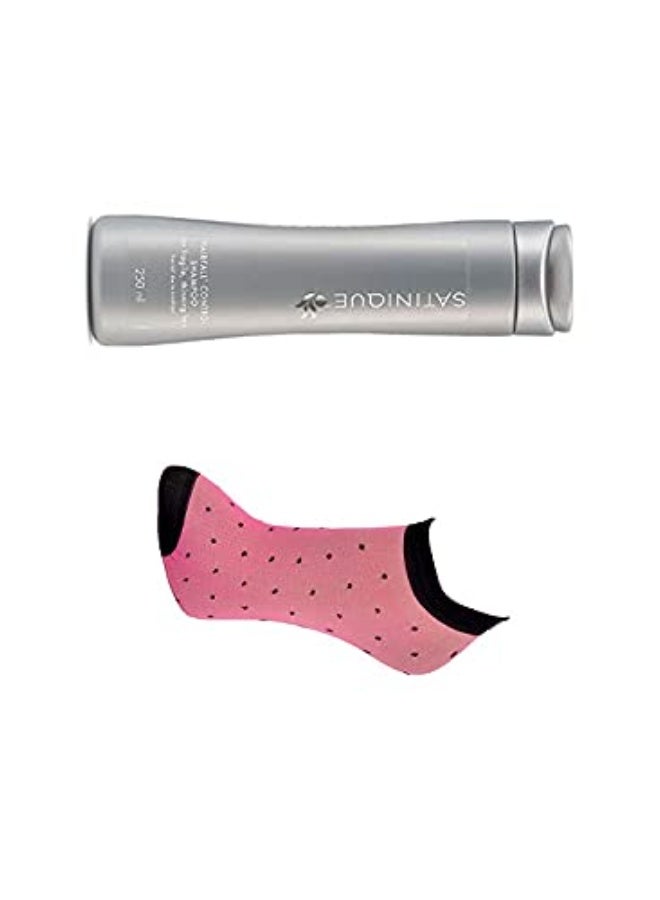 Nutrilite Amway - satinique hairfall control shampoo - 250 ml and thin socks [free size] [Assorted Colors] - Image 2