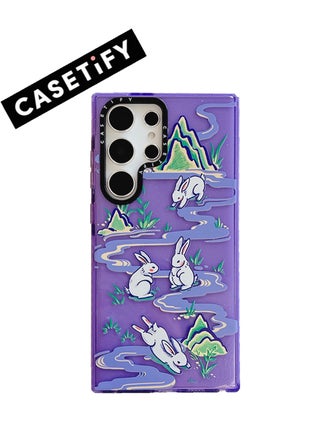 Lavender with nature-inspired green accents