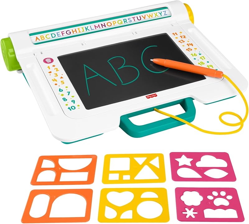 فيسهير بريكي ليارن  دوودلي ديسك يدوكاتيونال دراوينج تابليت ويته لكد سكريين مولتيكولور ستينكيلس  كس  كم وريتينج بوارد فور كيدس  مونتهس اند وب