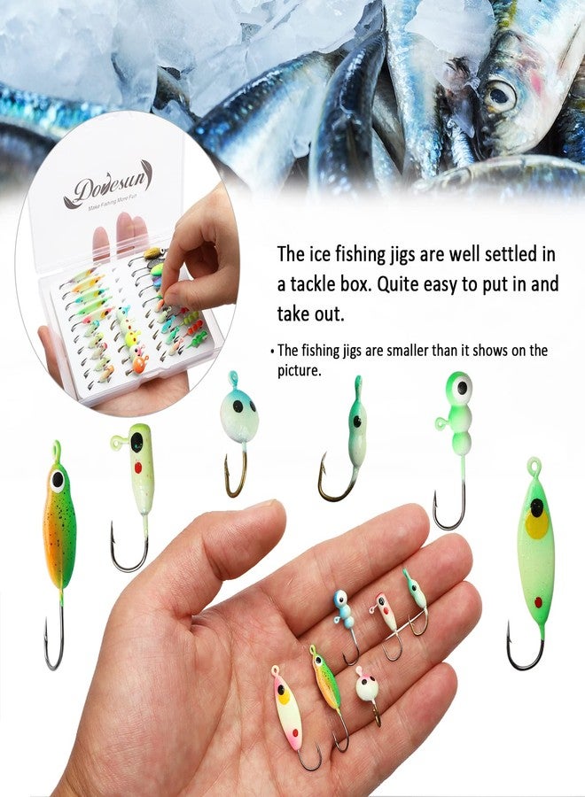 Dovesun 30PCS Ice Fishing Jigs - Image 3