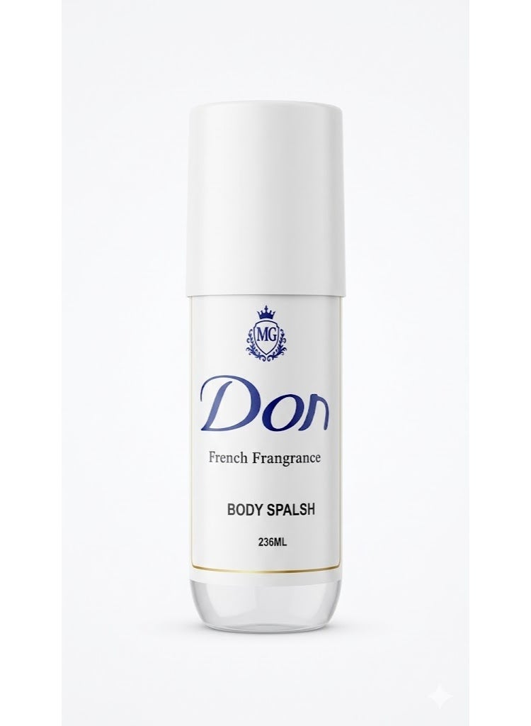 ام جي معطر جسم (بودي سبلاش) MG "دون" - عطر فرنسي فاخر - 236 مل - أناقة تدوم طويلًا. - Image 1