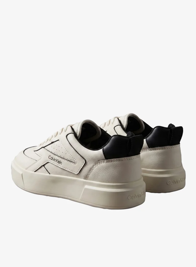 Calvin Klein  Leather Signature Trainers for Women | Best Price UAE