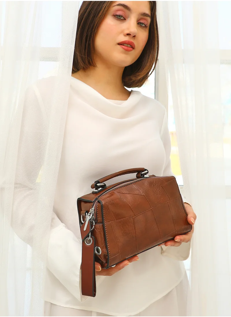 صوص هاوت Women's The Clairemont Hand Bag - Chocolate Brown