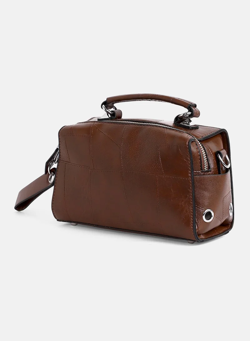 Haute Sauce Women's The Clairemont Hand Bag - Chocolate Brown