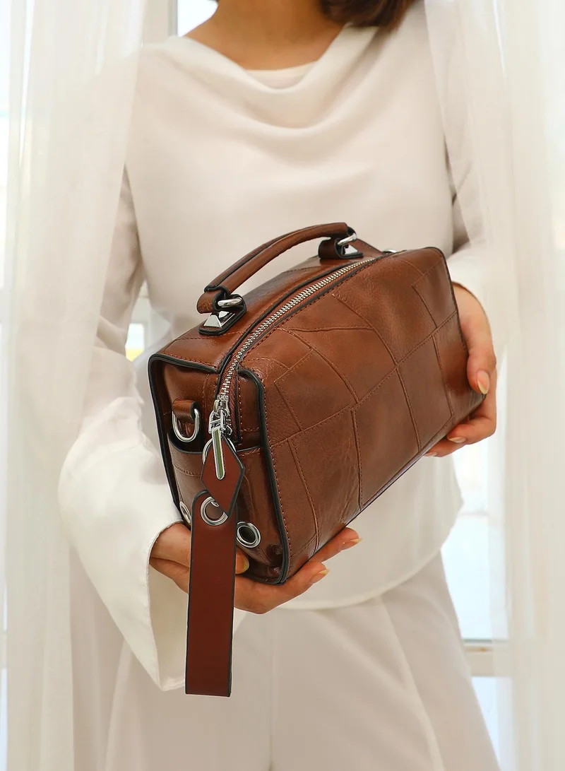 Haute Sauce Women's The Clairemont Hand Bag - Chocolate Brown