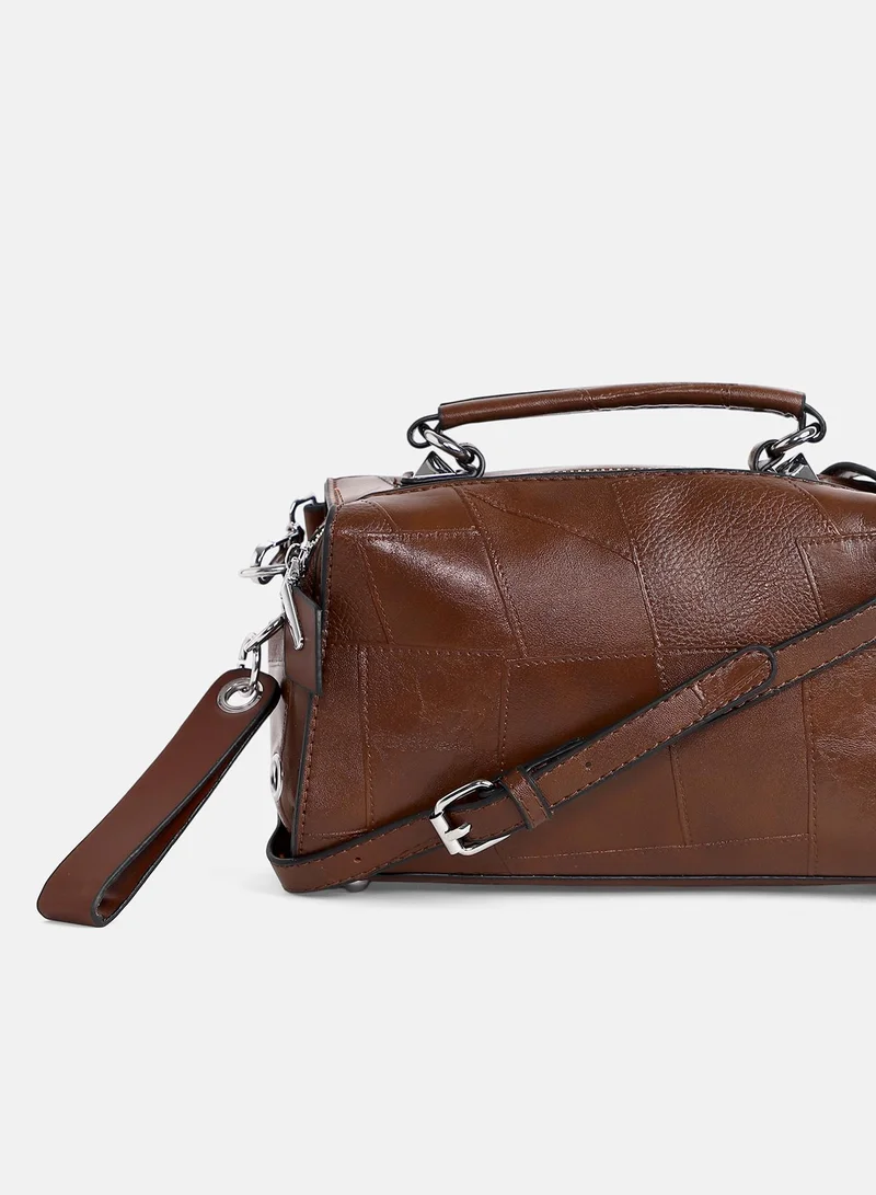 Haute Sauce Women's The Clairemont Hand Bag - Chocolate Brown