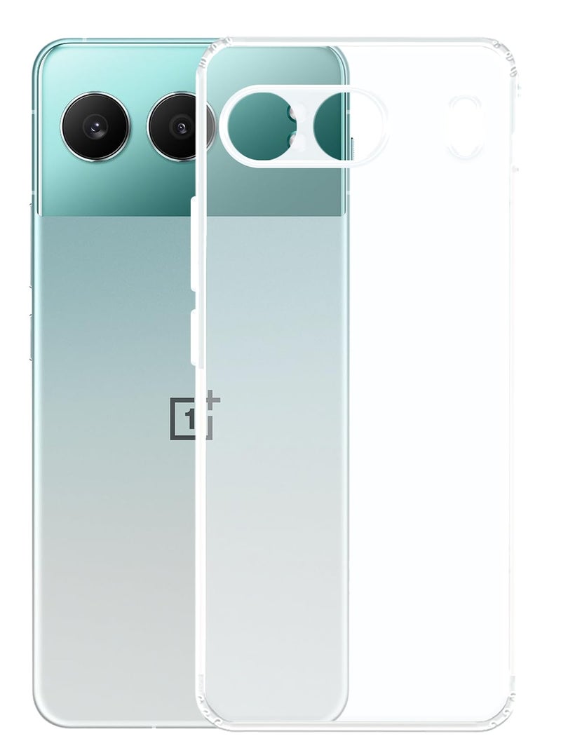 YOFO Back Cover for OnePlus Nord 4 (5G) (Flexible|Silicone|Transparent|Full Camera Protection|Dust Plug) - Image 4