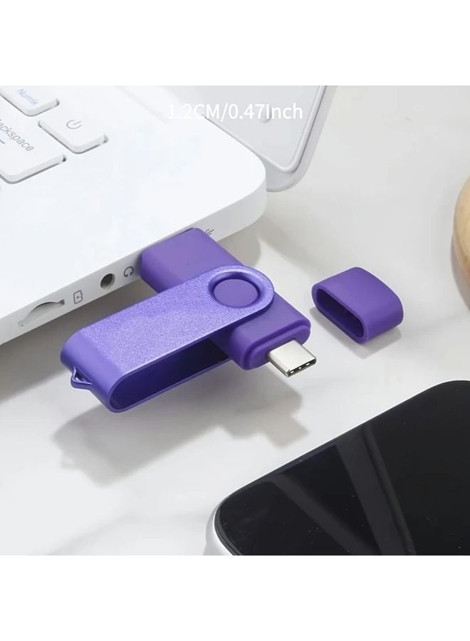LANSTEN 256GB USB C Flash Drive 2 in 1 with USB A and Type C Port for Mac Pro Laptops PC - Image 4